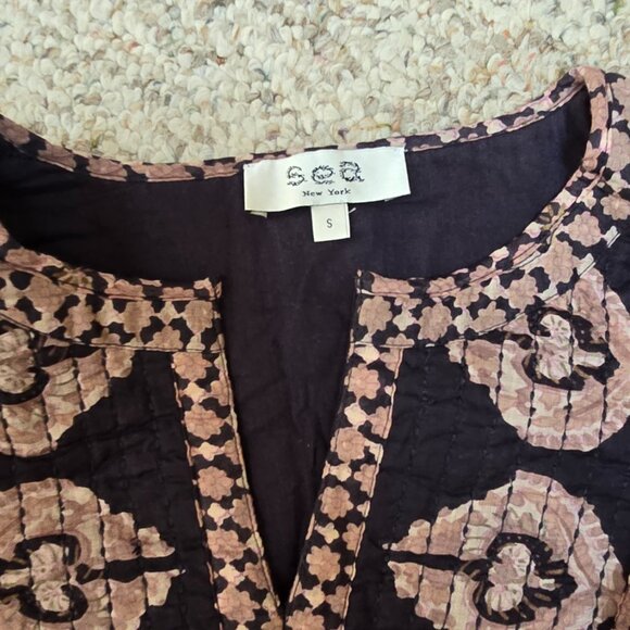 Sea New York I Margo Quilted Bohemian Blouse I in Purple - Picture 5 of 5